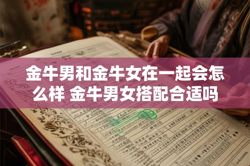 金牛男和金牛女在一起会怎么样 金牛男女搭配合适吗