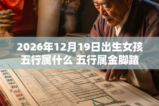 2026年12月19日出生女孩五行属什么 五行属金脚踏实地