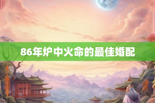 86年炉中火命的最佳婚配