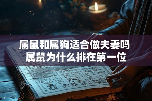 属鼠和属狗适合做夫妻吗 属鼠为什么排在第一位