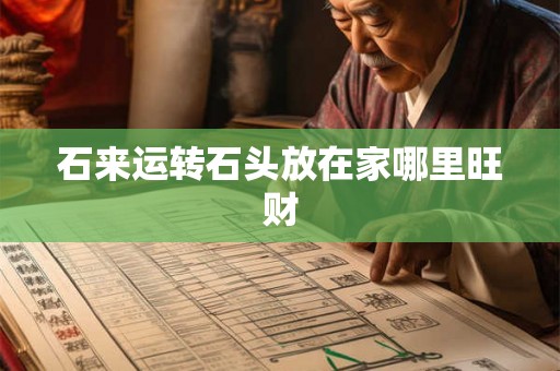 石来运转石头放在家哪里旺财