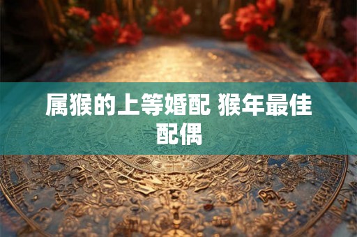 属猴的上等婚配 猴年最佳配偶
