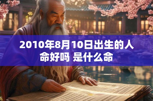 2010年8月10日出生的人命好吗 是什么命