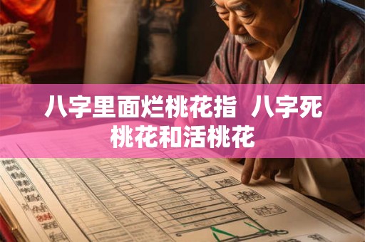 八字里面烂桃花指  八字死桃花和活桃花