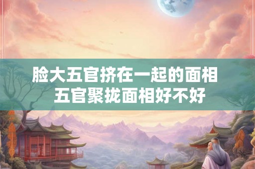 脸大五官挤在一起的面相  五官聚拢面相好不好