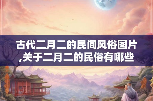古代二月二的民间风俗图片,关于二月二的民俗有哪些？