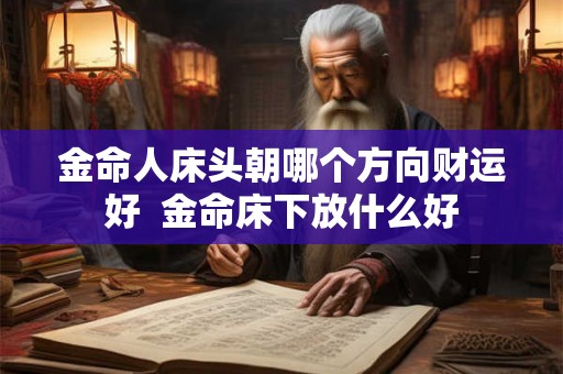 金命人床头朝哪个方向财运好  金命床下放什么好
