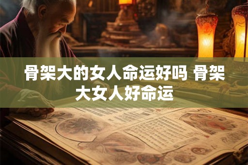 骨架大的女人命运好吗 骨架大女人好命运