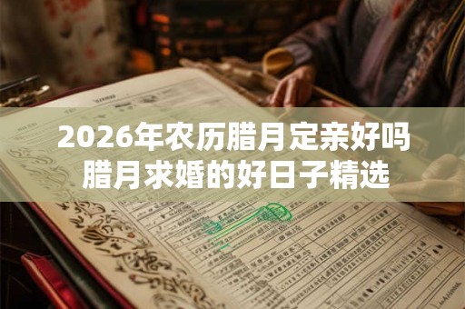 2026年农历腊月定亲好吗 腊月求婚的好日子精选