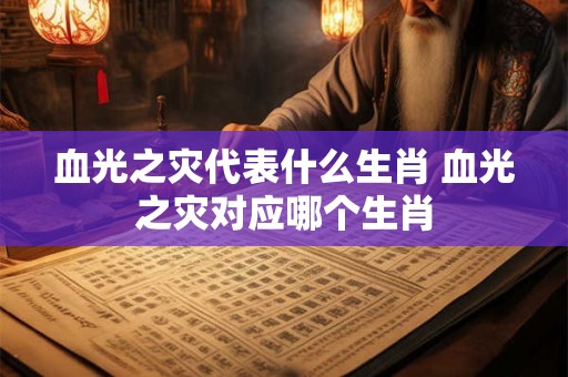 血光之灾代表什么生肖 血光之灾对应哪个生肖 血光之灾代表什么生肖 血光之灾对应哪个生肖