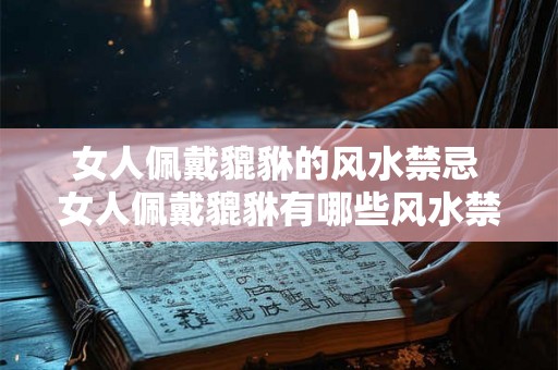 女人佩戴貔貅的风水禁忌 女人佩戴貔貅有哪些风水禁忌 女人佩戴貔貅的风水禁忌 女人佩戴貔貅有哪些风水禁忌