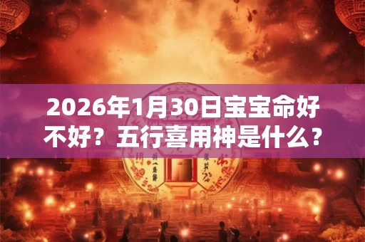 2026年1月30日宝宝命好不好？五行喜用神是什么？