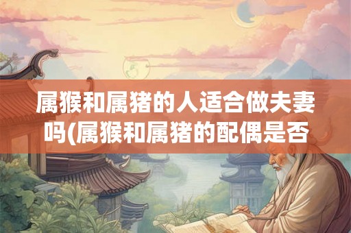 属猴和属猪的人适合做夫妻吗(属猴和属猪的配偶是否合适？)
