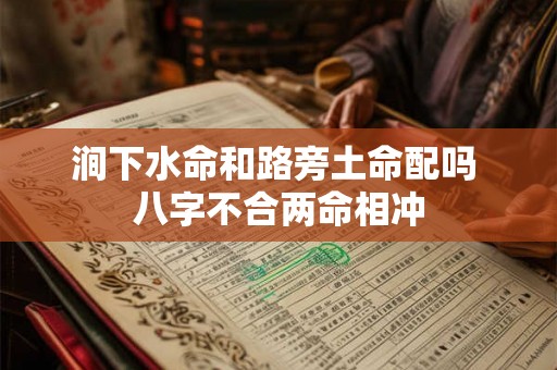 涧下水命和路旁土命配吗 八字不合两命相冲