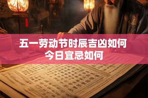 五一劳动节时辰吉凶如何 今日宜忌如何