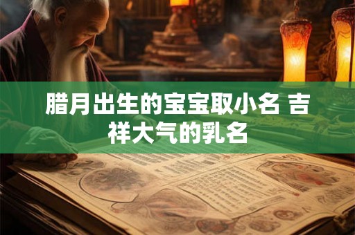 腊月出生的宝宝取小名 吉祥大气的乳名