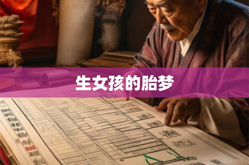 生女孩的胎梦