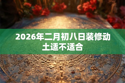 2026年二月初八日装修动土适不适合