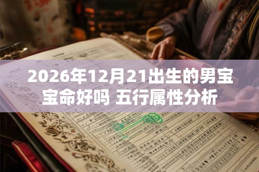 2026年12月21出生的男宝宝命好吗 五行属性分析 2026年12月21出生的男宝宝命好吗 五行属性分析