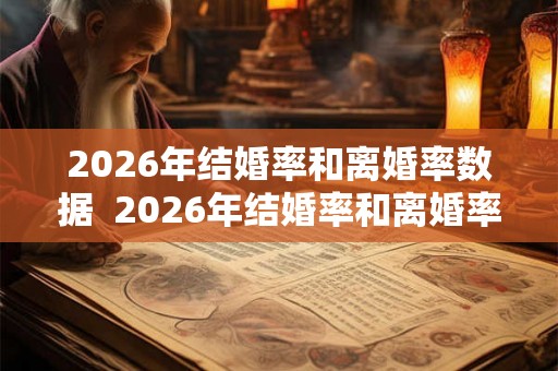 2026年结婚率和离婚率数据  2026年结婚率和离婚率分别是多少