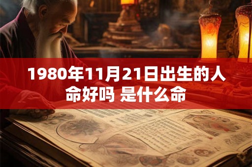 1980年11月21日出生的人命好吗 是什么命