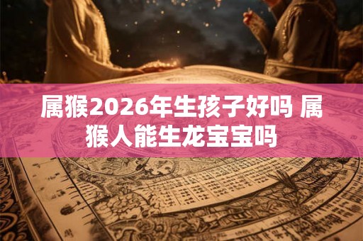 属猴2026年生孩子好吗 属猴人能生龙宝宝吗