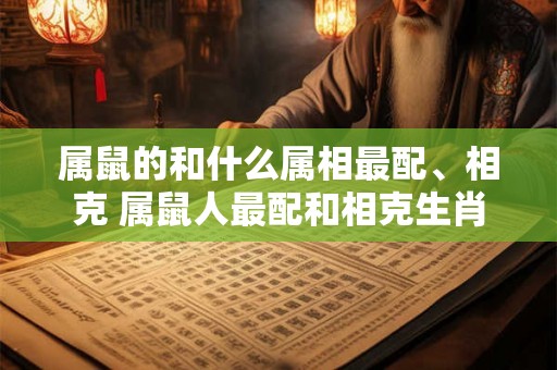 属鼠的和什么属相最配、相克 属鼠人最配和相克生肖 属鼠的和什么属相最配、相克 属鼠人最配和相克生肖