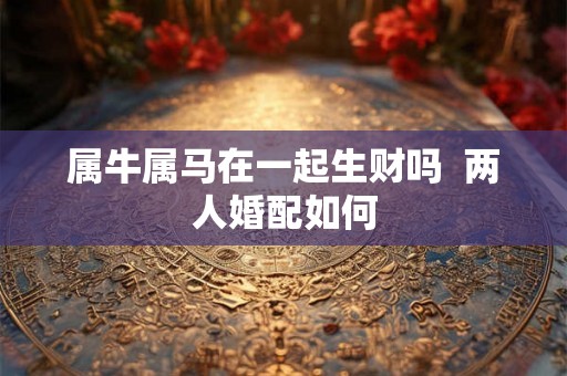 属牛属马在一起生财吗 两人婚配如何 属牛属马在一起生财吗 两人婚配如何
