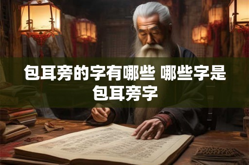 包耳旁的字有哪些 哪些字是包耳旁字