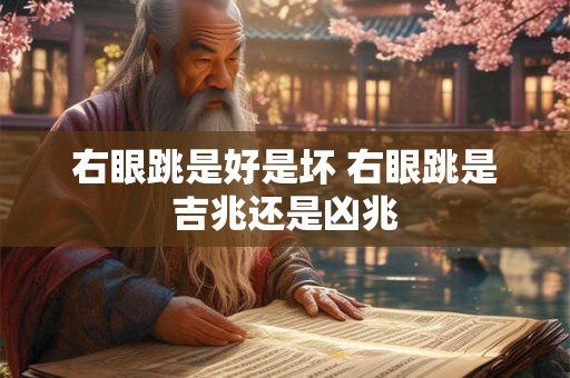 右眼跳是好是坏 右眼跳是吉兆还是凶兆