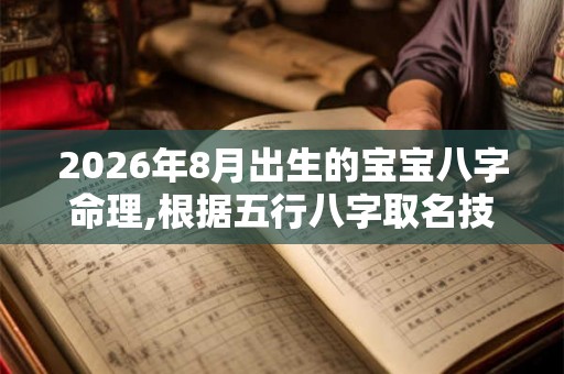 2026年8月出生的宝宝八字命理,根据五行八字取名技巧