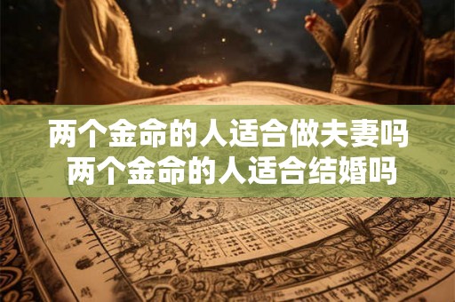 两个金命的人适合做夫妻吗 两个金命的人适合结婚吗大意不变