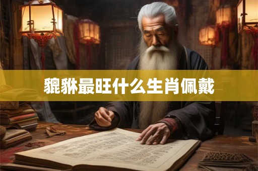 貔貅最旺什么生肖佩戴