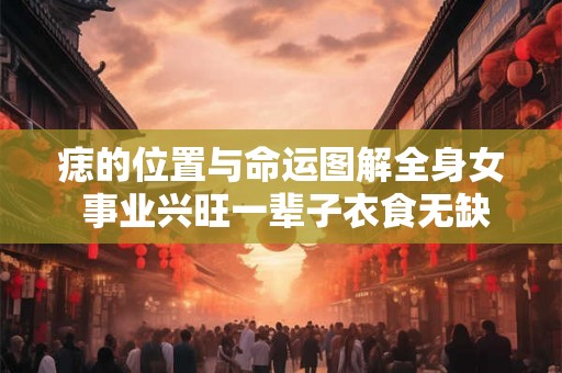 痣的位置与命运图解全身女 事业兴旺一辈子衣食无缺
