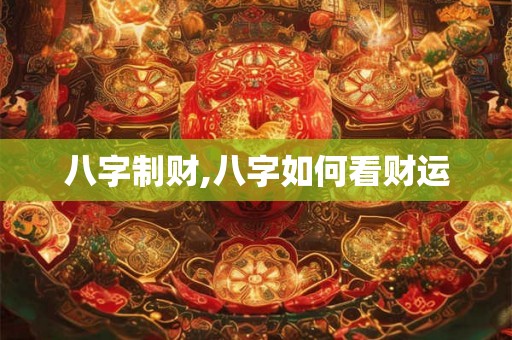 八字制财,八字如何看财运