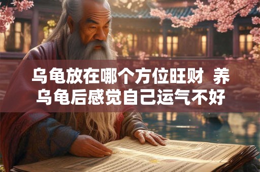 乌龟放在哪个方位旺财 养乌龟后感觉自己运气不好 乌龟放在哪个方位旺财 养乌龟后感觉自己运气不好
