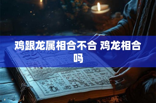 鸡跟龙属相合不合 鸡龙相合吗