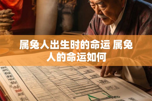 属兔人出生时的命运 属兔人的命运如何