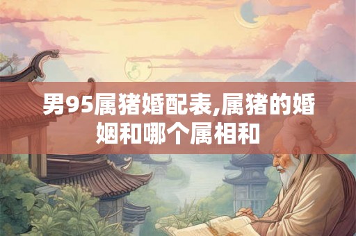 男95属猪婚配表,属猪的婚姻和哪个属相和 男95属猪婚配表,属猪的婚姻和哪个属相和