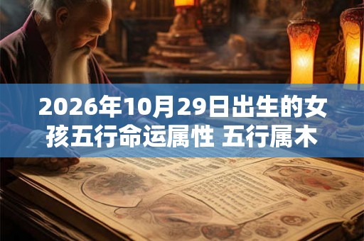 2026年10月29日出生的女孩五行命运属性 五行属木性格温和