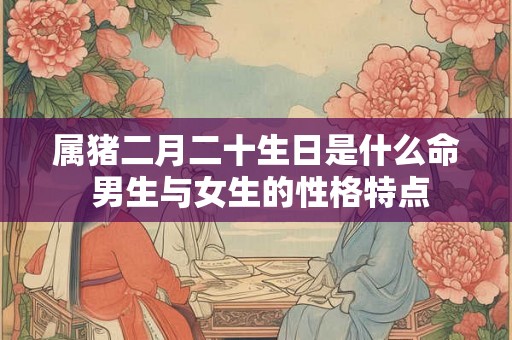 属猪二月二十生日是什么命 男生与女生的性格特点