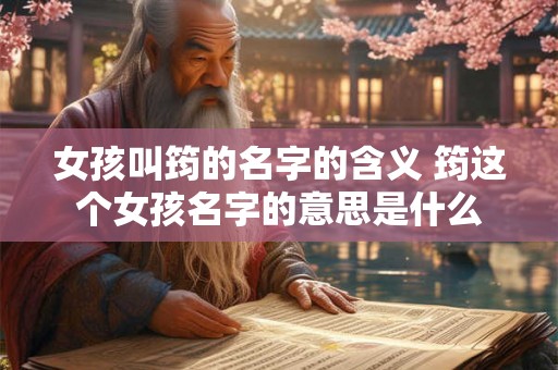 女孩叫筠的名字的含义 筠这个女孩名字的意思是什么