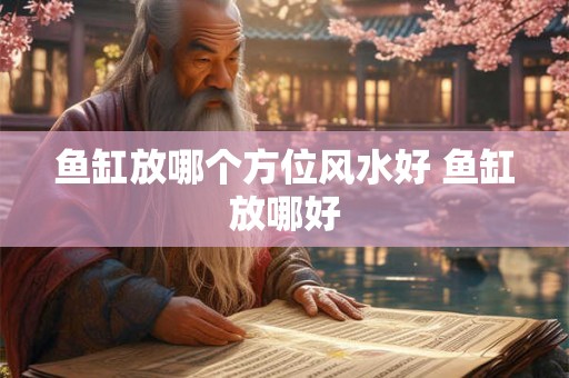 鱼缸放哪个方位风水好 鱼缸放哪好 鱼缸放哪个方位风水好 鱼缸放哪好