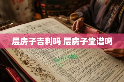 层房子吉利吗 层房子靠谱吗 层房子吉利吗 层房子靠谱吗