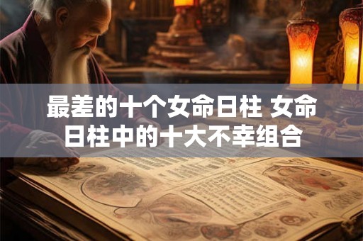 最差的十个女命日柱 女命日柱中的十大不幸组合