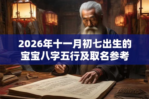 2026年十一月初七出生的宝宝八字五行及取名参考