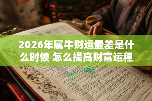 2026年属牛财运最差是什么时候 怎么提高财富运程