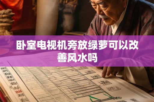 卧室电视机旁放绿萝可以改善风水吗