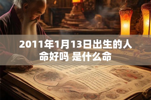 2011年1月13日出生的人命好吗 是什么命