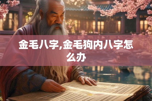 金毛八字,金毛狗内八字怎么办 金毛八字,金毛狗内八字怎么办